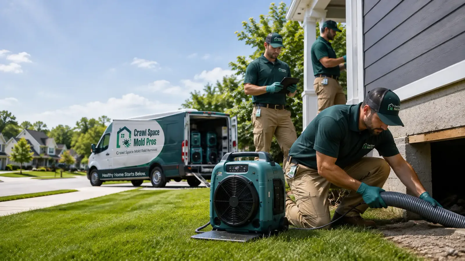 Crawl Space Mold Removal in Portland, OH